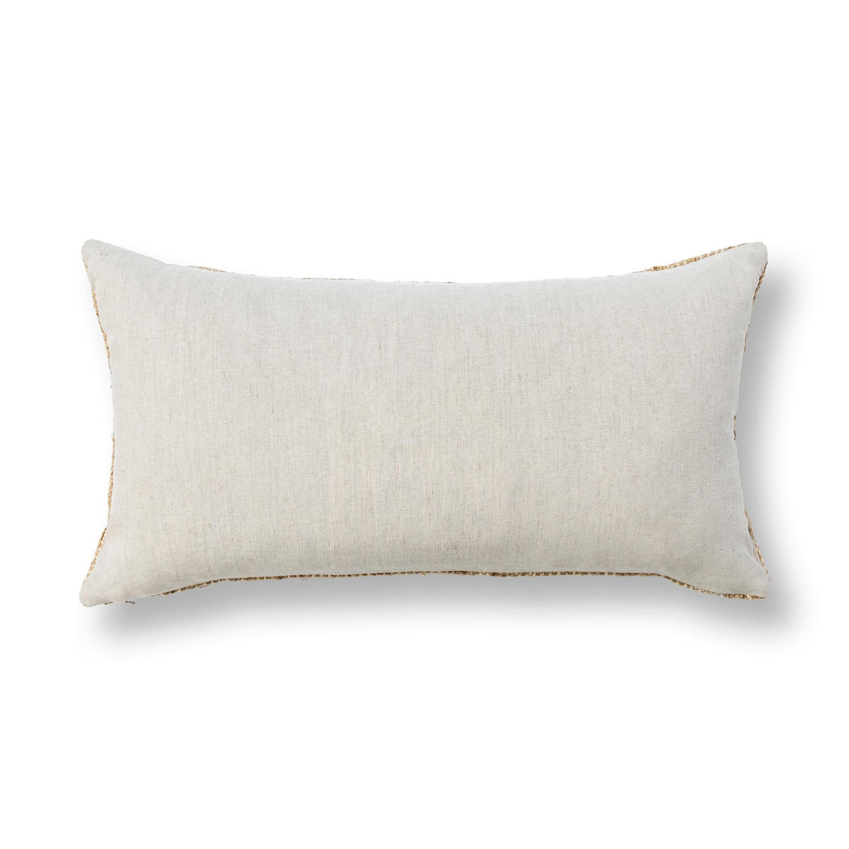 Natural-colored Mecca 14x26-inch accent pillow by Classic Home with soft fabric and subtle texture for stylish home decor.