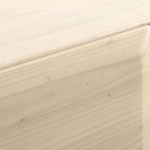 Alaia - Sideboard With Media Holes - Bleached Natural