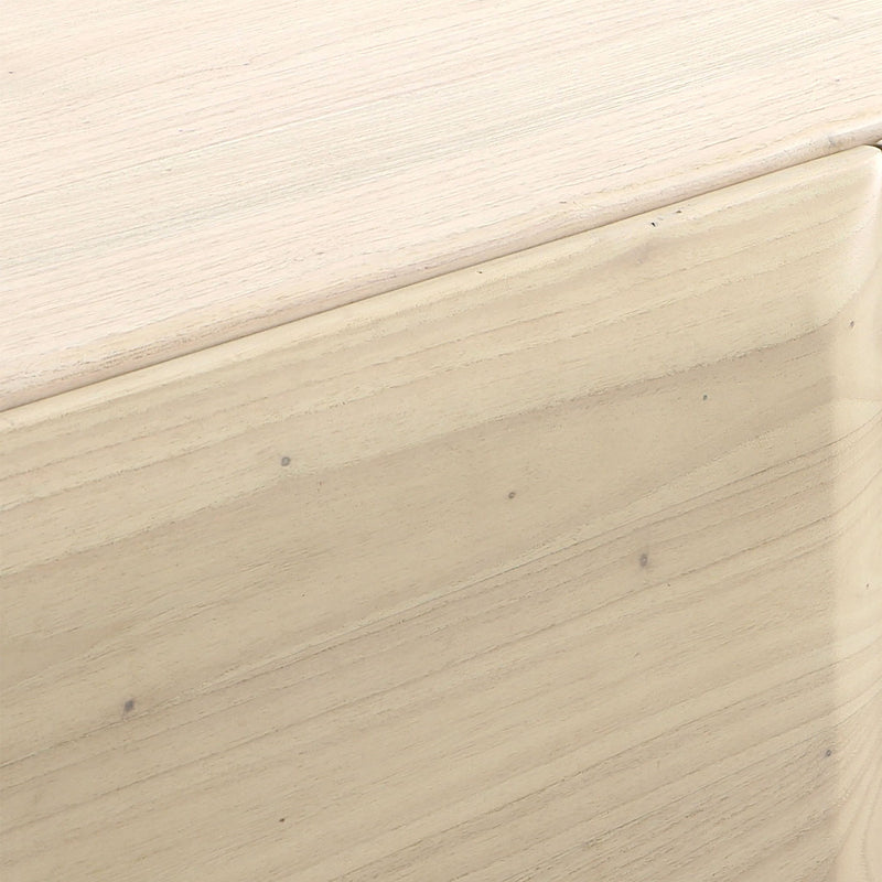 Alaia - Sideboard With Media Holes - Bleached Natural