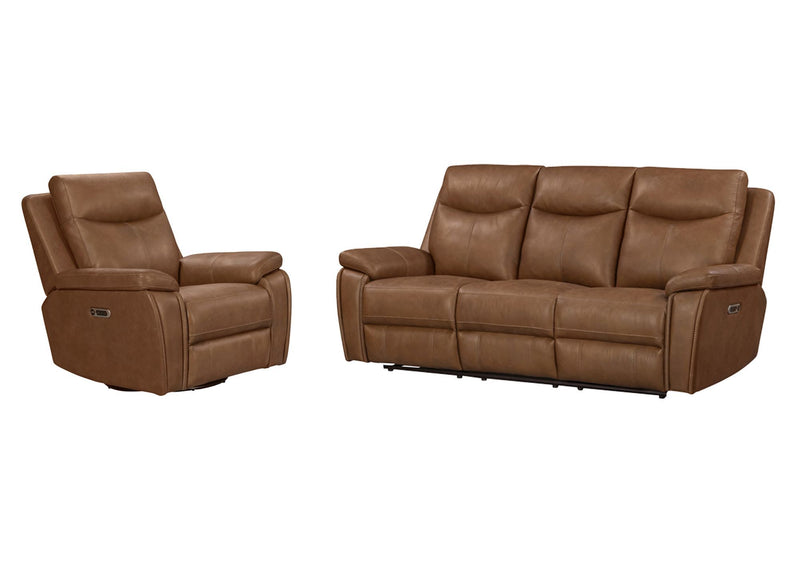 Veracruz - Power Swivel Glider Recliner P2 - Vintage Tan