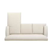 Alana - L-Shape Reversible Sectional Sofa - Light Beige - R&R Furniture Gallery (Fountain Valley, CA)