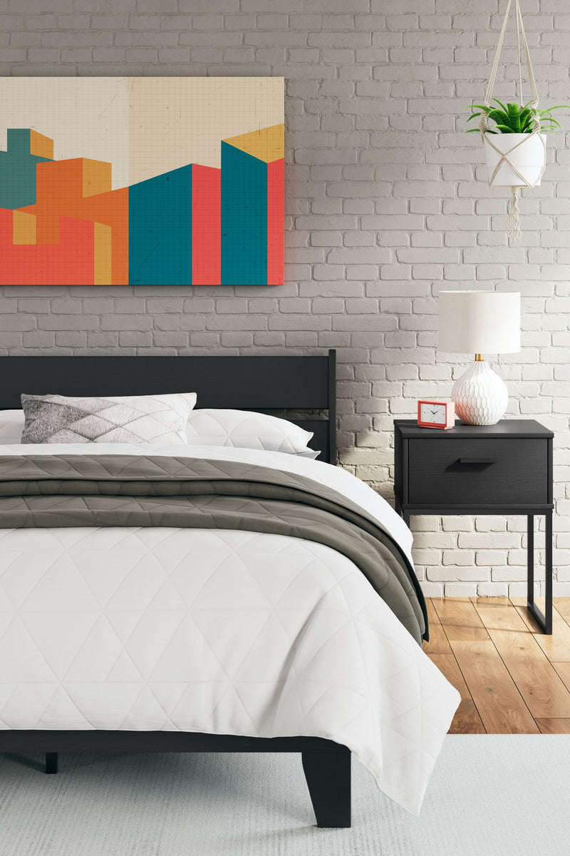 Socalle - One Drawer Night Stand - R&R Furniture Gallery (Fountain Valley, CA)