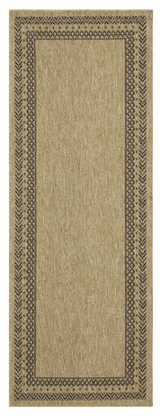Earth - 5'3" X 7'3" Polypropylene Indoor, Outdoor Area Rug - Jute / Black - R&R Furniture Gallery (Fountain Valley, CA)