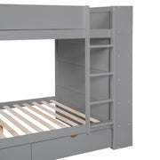 Bunk Bed With 2 Drawers And Multi Layer Cabinet - R&R Furniture Gallery (Fountain Valley, CA)