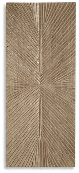Lenora - Wall Decor - Distressed Brown - R&R Furniture Gallery (Fountain Valley, CA)