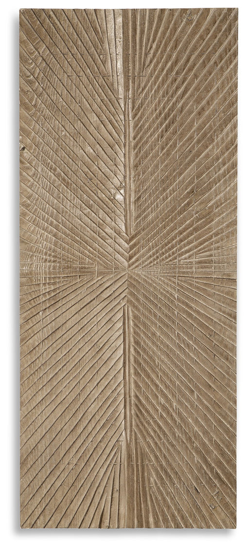 Lenora - Wall Decor - Distressed Brown - R&R Furniture Gallery (Fountain Valley, CA)