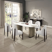 Clayten - Dining Table - Engineered Top & Light Oak - R&R Furniture Gallery (Fountain Valley, CA)