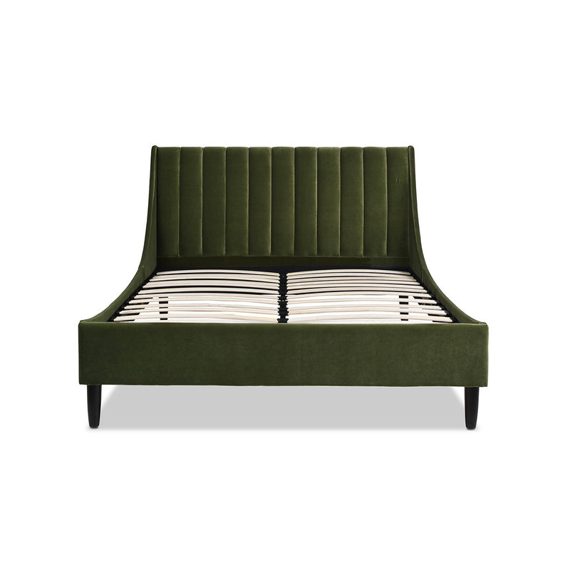 Aspen - Vertical Tufted Modern Headboard Platform Bed Set - R&R Furniture Gallery (Fountain Valley, CA)