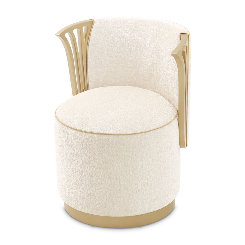 La Terrazza - Vanity Chair - Creamy Pearl - R&R Furniture Gallery (Fountain Valley, CA)