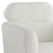 Connock - Accent Chair - White Teddy Sherpa - R&R Furniture Gallery (Fountain Valley, CA)
