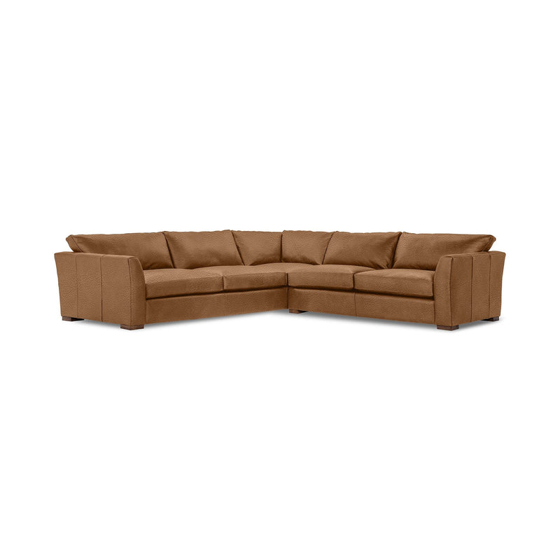 Classic Home Bryson 3-piece ElPaso sectional sofa, stationary sectional with plush cushions and modern design in a living room setting.