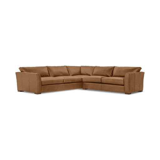 Classic Home Bryson 3-piece ElPaso sectional sofa, stationary sectional with plush cushions and modern design in a living room setting.