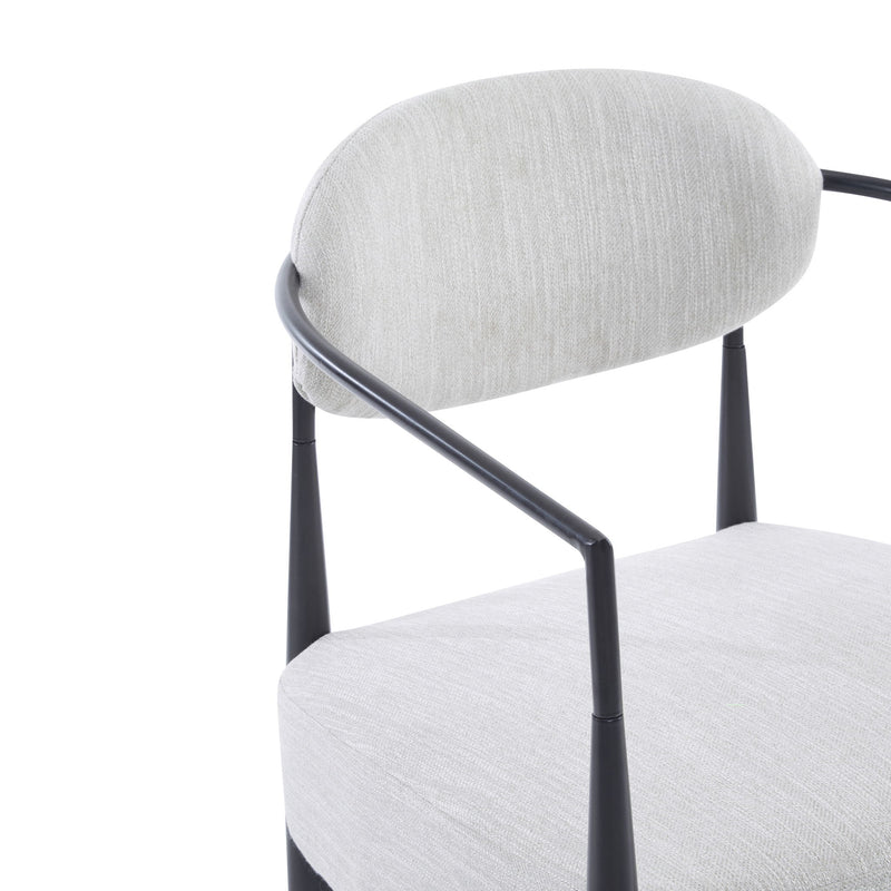Modern Upholstered Accent Armchair With Pocket Spring Seat - R&R Furniture Gallery (Fountain Valley, CA)