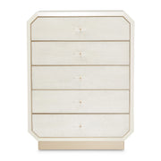 La Rachelle - 5-Drawer Chest - Champagne - R&R Furniture Gallery (Fountain Valley, CA)