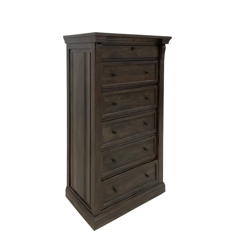 Adelaide - Wood 6 Drawer Chest - Cocoa Brown - R&R Furniture Gallery (Fountain Valley, CA)