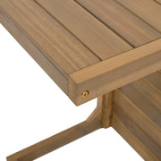 Aluminum Outdoor C - Shaped Side Table For Patio - R&R Furniture Gallery (Fountain Valley, CA)