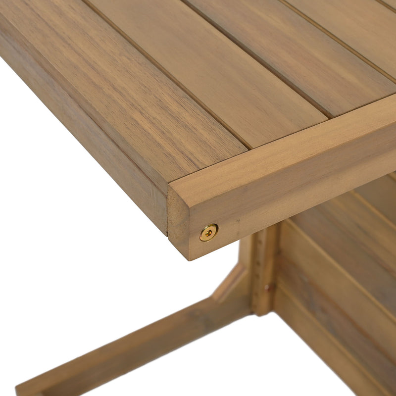 Aluminum Outdoor C - Shaped Side Table For Patio - R&R Furniture Gallery (Fountain Valley, CA)