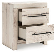 Lawroy - Two Drawer Night Stand - Light Natural - R&R Furniture Gallery (Fountain Valley, CA)