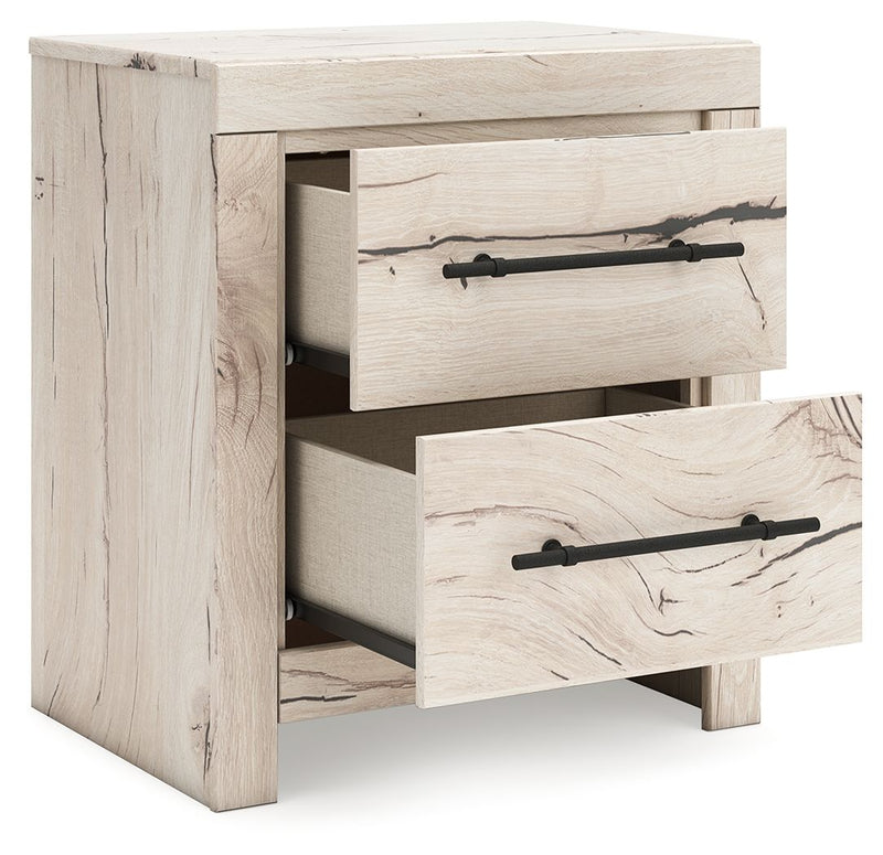 Lawroy - Two Drawer Night Stand - Light Natural - R&R Furniture Gallery (Fountain Valley, CA)