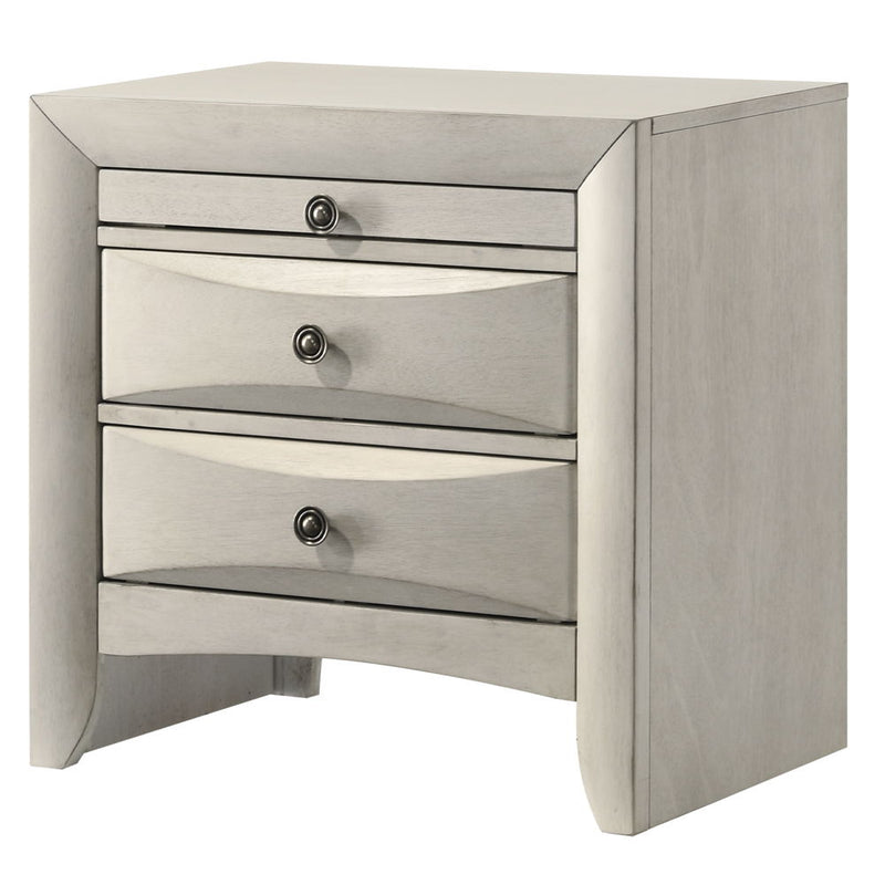 Ramondi - Nightstand - Antique White - R&R Furniture Gallery (Fountain Valley, CA)