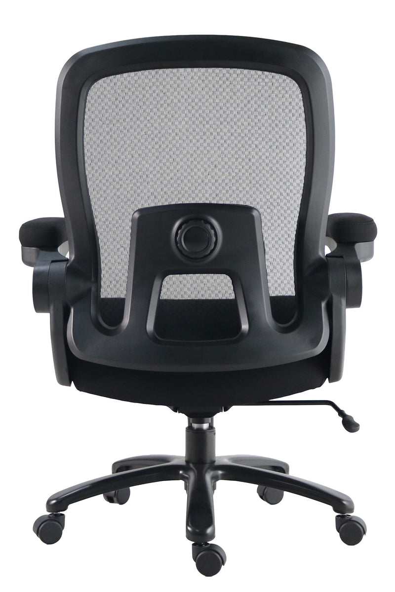 Dc - Mesh Desk Chair Big Man 500 Lb Lumbar - Black - R&R Furniture Gallery (Fountain Valley, CA)