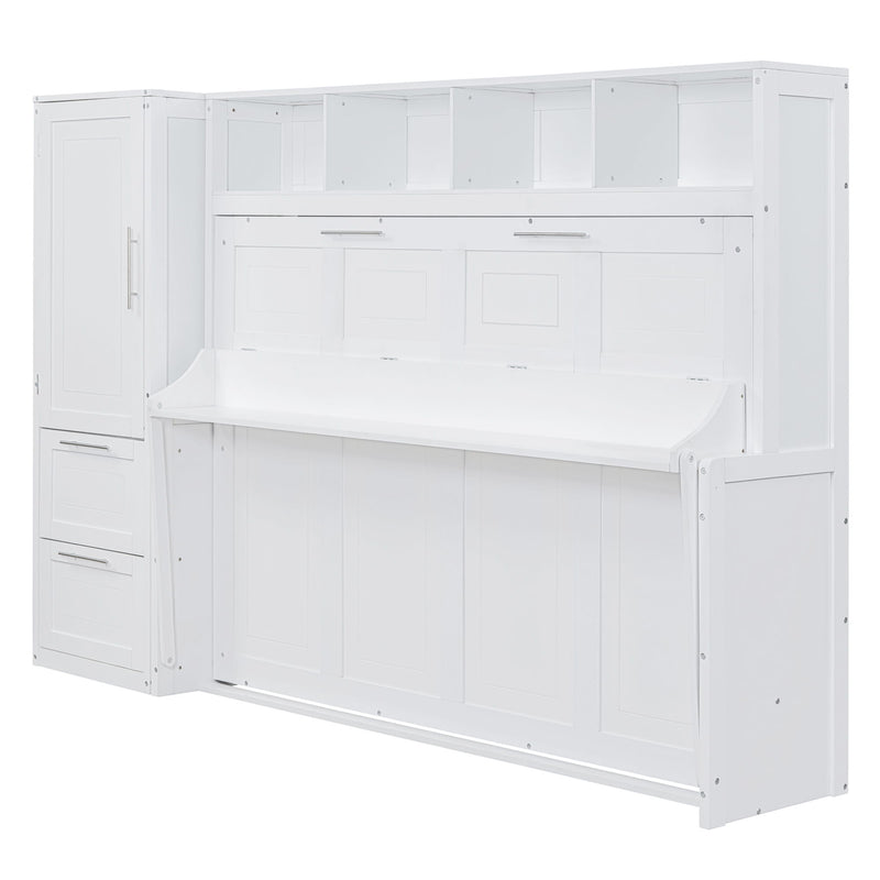 Space Saving Murphy Wall Bed With Closet And Drawers - R&R Furniture Gallery (Fountain Valley, CA)