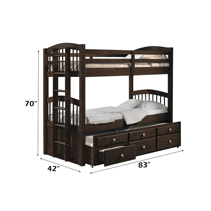 Micah - Bunk Bed & Trundle w/3 Drw - R&R Furniture Gallery (Fountain Valley, CA)