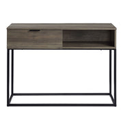 Galeno - Writing Desk - Rustic Oak & Black - R&R Furniture Gallery (Fountain Valley, CA)