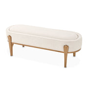 Camellia Field - Accent Bench - Beige / Gold - R&R Furniture Gallery (Fountain Valley, CA)