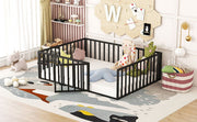 Metal Floor Bed Frame With Fence And Door - R&R Furniture Gallery (Fountain Valley, CA)