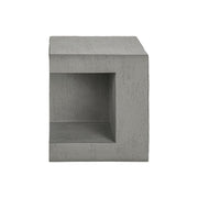 Contemporary 8th Street square accent table for indoor or outdoor use with sleek design and sturdy metal frame.
