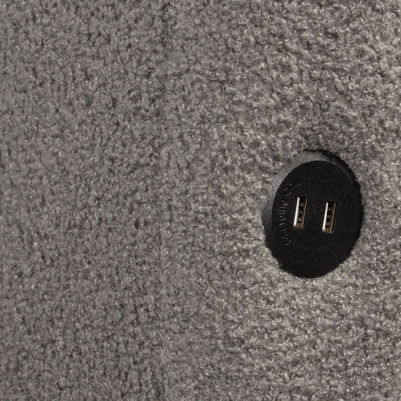 Upholstered Platform Bed With USB Charging - R&R Furniture Gallery (Fountain Valley, CA)