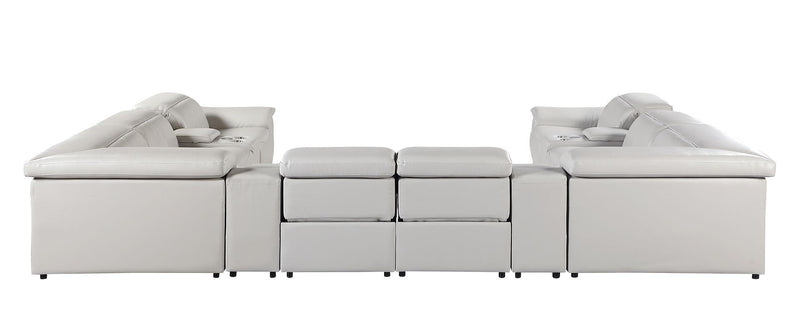 9762 - 12-Piece U-Shaped Sectional Sofa With 4 Power Recliners