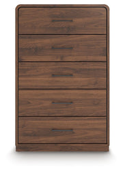 Fortlorn - Five Drawer Chest - Walnut Brown - R&R Furniture Gallery (Fountain Valley, CA)