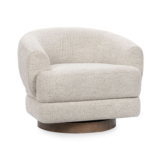 Chassia - Swivel Accent Chair - Dusty Beige - R&R Furniture Gallery (Fountain Valley, CA)