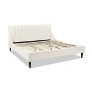 Aspen - Vertical Tufted Modern Headboard Platform Bed Set - R&R Furniture Gallery (Fountain Valley, CA)