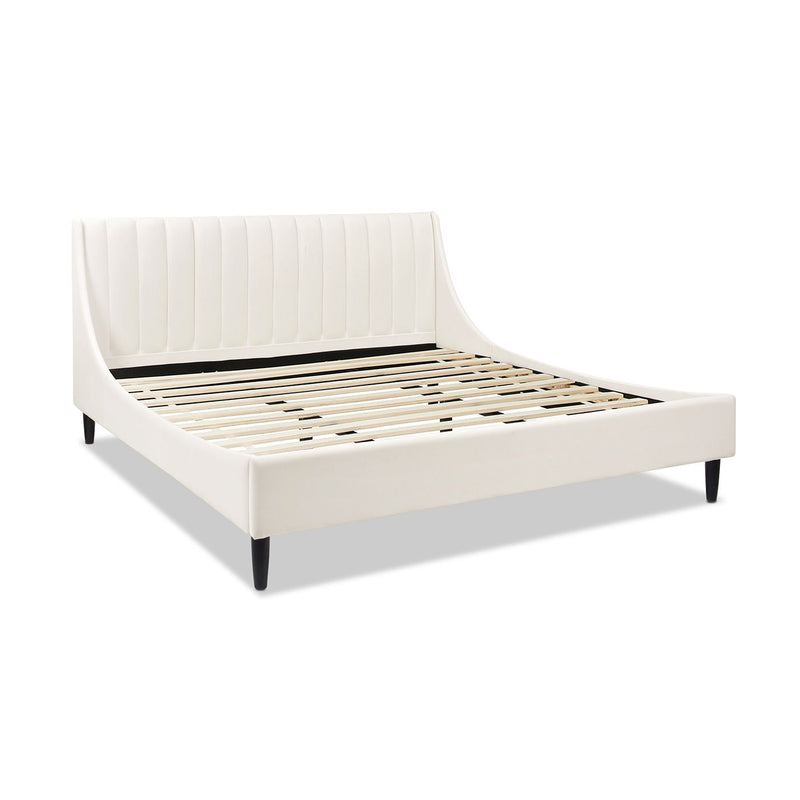 Aspen - Vertical Tufted Modern Headboard Platform Bed Set - R&R Furniture Gallery (Fountain Valley, CA)