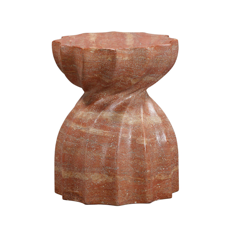 Turin - Faux Marble Indoor / Outdoor Concrete Stool - R&R Furniture Gallery (Fountain Valley, CA)