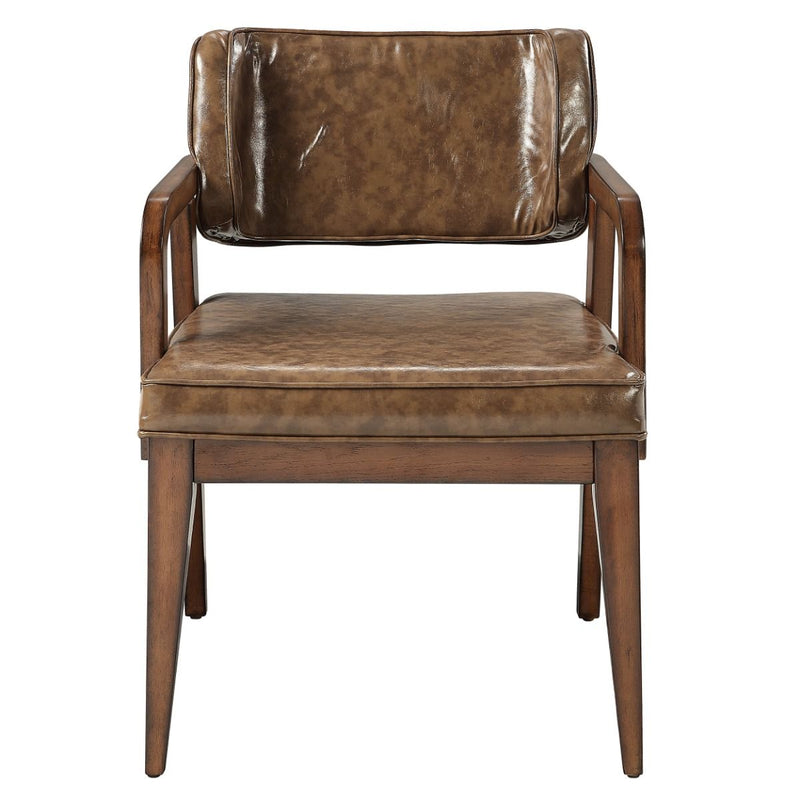 Harvey - Arm Chair (Set of 2) - Brown - R&R Furniture Gallery (Fountain Valley, CA)