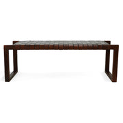 Christina - Bench - Cognac / Dark Brown / Tan - R&R Furniture Gallery (Fountain Valley, CA)