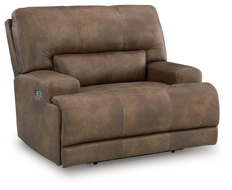 Beckley Place - Power Recliner With Adjustable Headrest - Earth - R&R Furniture Gallery (Fountain Valley, CA)