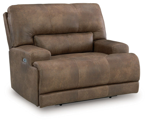 Beckley Place - Power Recliner With Adjustable Headrest - Earth - R&R Furniture Gallery (Fountain Valley, CA)