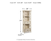 Bolanburg - Display Cabinet - Antique White - R&R Furniture Gallery (Fountain Valley, CA)