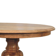 Round Turned Dining Table - Oak - R&R Furniture Gallery (Fountain Valley, CA)