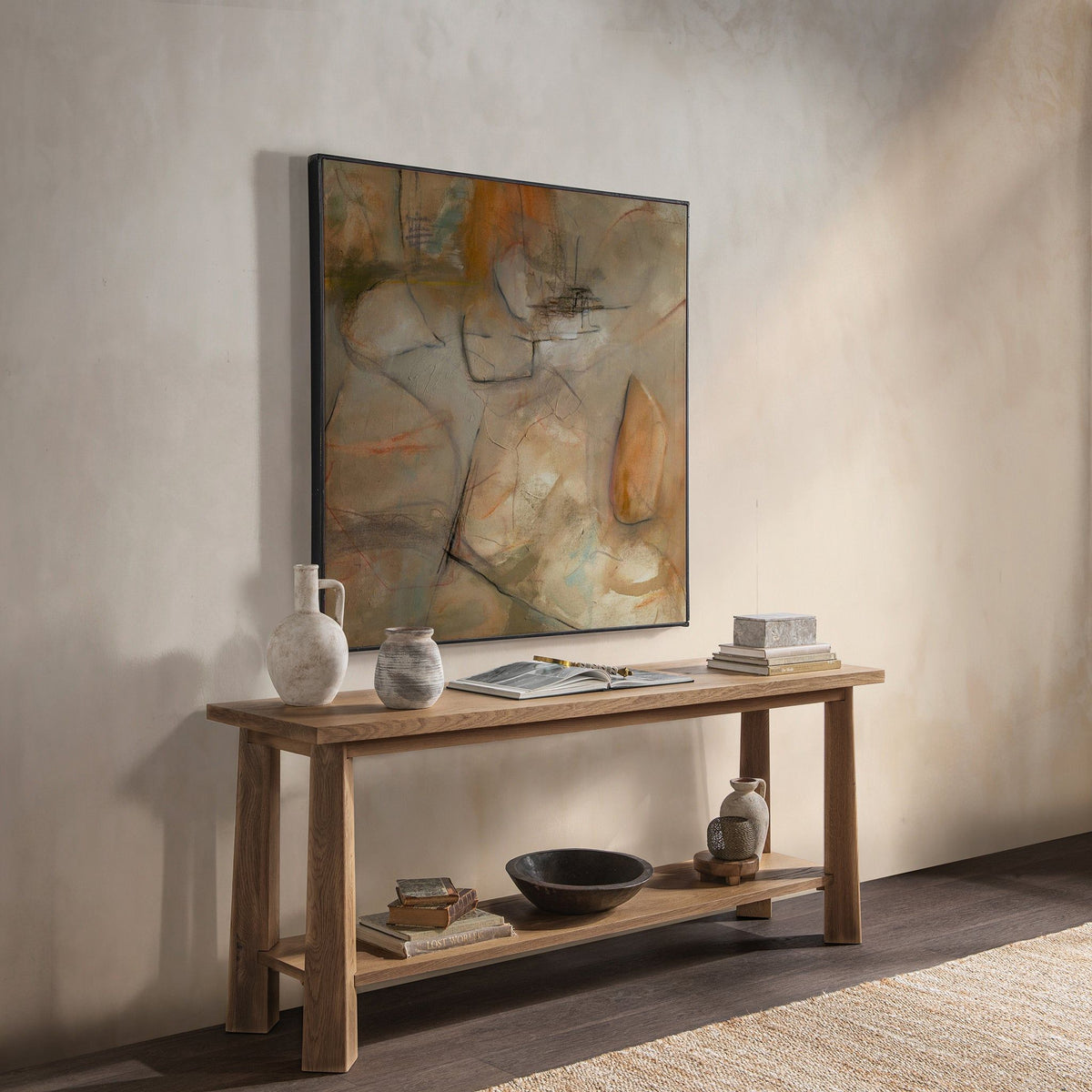 Kenzie - Console Table - Natural Mist
