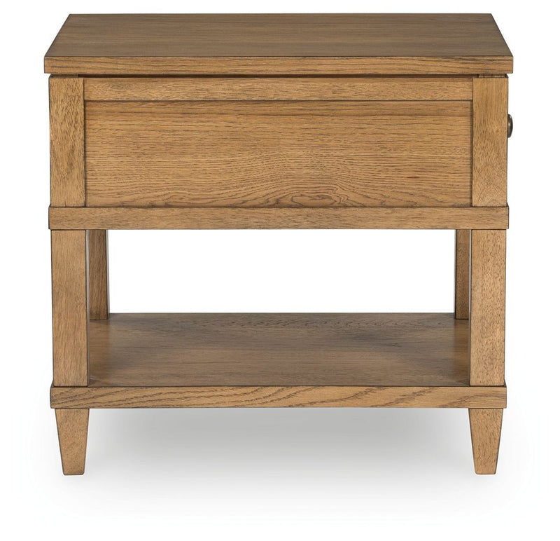 Sharlance - Rectangular End Table - Light Brown - R&R Furniture Gallery (Fountain Valley, CA)