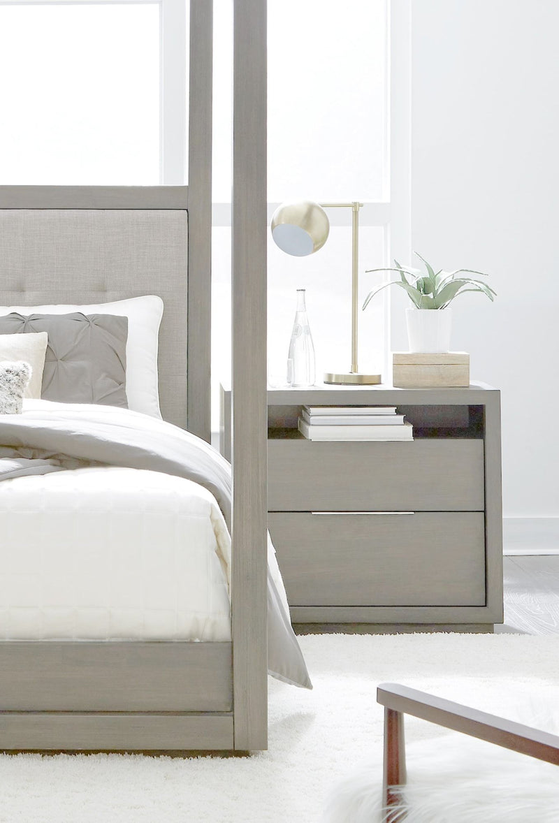 Oxford Two-Drawer Nightstand in Mineral