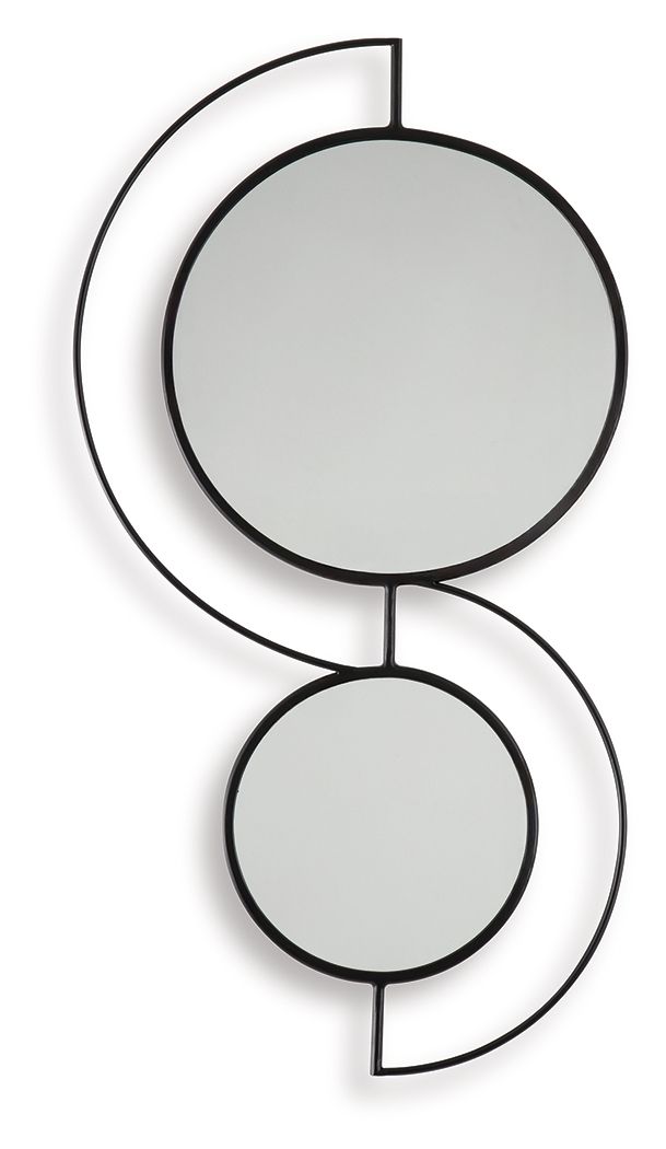Shayham - Accent Mirror - Black - R&R Furniture Gallery (Fountain Valley, CA)
