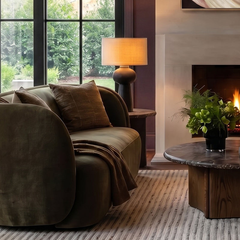 Lorraina - Table Lamp - Black And Beige