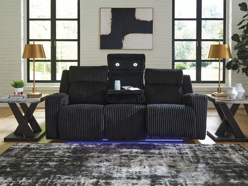 Forest Lake - Power Reclining Sofa With Adj Headrest - R&R Furniture Gallery (Fountain Valley, CA)